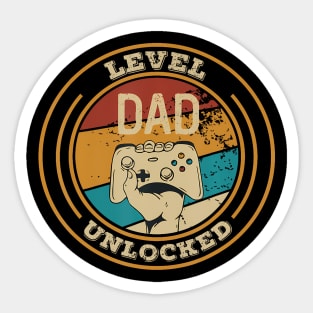 New Daddy Father Video Gamer Sticker